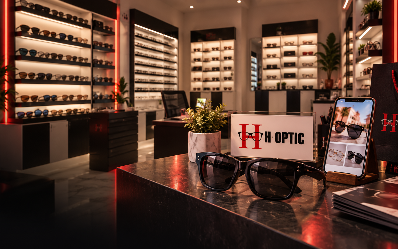 Portfolio visual for H Optic